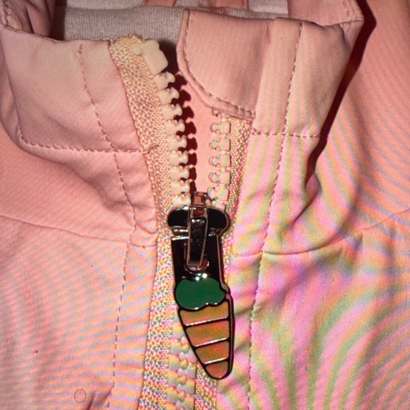 Pink Hooded Jacket for Kids Bunny Rabbit Raincoat 18 month Cat & Jack - Picture 14 of 14